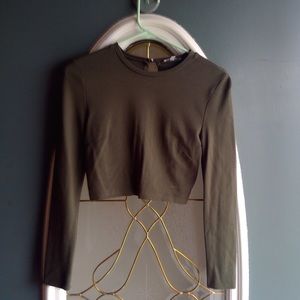 Long Sleeve Crop Top